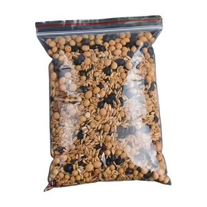 Vente en gros Fabricant vietnamien de sacs en plastique transparents à fermeture éclair en PE Emballage auto-obturant de type PET AL rouge Usine OEM - Product Image 4