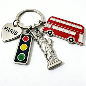 Porte-clés en métal cerise en gros pour fabricants, cadeau promotionnel, porte-clés personnalisé en métal - Product Image 5