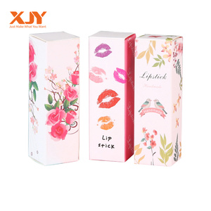 Wholesale custom luxury cosmetics lipstick box packaging box lipstick paper box
