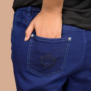 Jeggings ultra-extensibles à taille haute pour femmes, avec tissu doux au toucher, pour un style décontracté au quotidien, jeggings skinny en mélange de coton pour femmes - Product Image 3