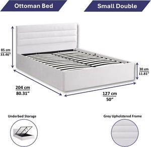Moderne Eiken Afwerking Houten <span class=keywords><strong>Bed</strong></span> <span class=keywords><strong>Frame</strong></span> Met Ottomaanse <span class=keywords><strong>Gas</strong></span> <span class=keywords><strong>Lift</strong></span> Up Opslag Elegante Design Stijl - Product Image 4