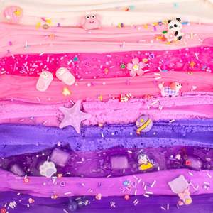 Set Premium de Slime con Texturas Suaves, Brillantes y Esponjosas, Adornos Lindos, Calmante, Táctil, Juguete Premio para Niños - Product Image 6