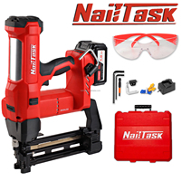 Agrafeuse à clôture sans fil 20V Brushless Contractor-grade Industrial NailTask DCFS90 en alliage d'aluminium de qualité aéronautique pour enclos à volailles