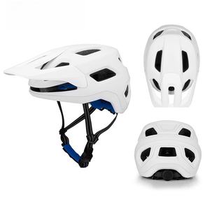 Casque de vélo en fibre de carbone monobloc intégré avec visière large détachable pour le cyclisme sur route et en montagne, casque de sécurité pour vélo - Product Image 6