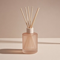 Coffret Cadeau Diffuseur à Bâtonnets en Céramique de Luxe avec Logo Personnalisé, Ensemble Diffuseur d'Huiles Essentielles pour la Maison, Diffuseur à Bâtonnets en Céramique Personnalisé