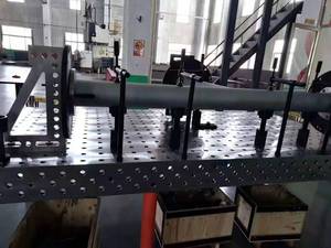 <span class=keywords><strong>Table</strong></span> de soudage perforée industrielle, <span class=keywords><strong>table</strong></span> de travail modulaire pour la <span class=keywords><strong>soudure</strong></span>, <span class=keywords><strong>table</strong></span> d'assemblage pour la fabrication métallique - Product Image 4
