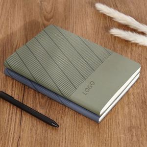 Wholesales A5 Executive PU Leather Loose <b>Leaf</b> Notebooks Dairy Business Notepad Journal with Customizable LOGO - Product Image 1