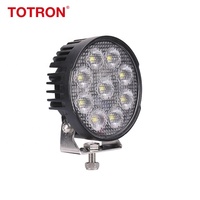 Luces LED Redondas Todoterreno de 54W, IP67/IP69K, Impermeables, 12V 24V, para Jeep 4x4 Pickup