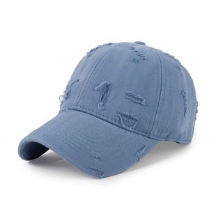 Casquette de baseball unisexe en coton, effet usé, personnalisable, avec logo brodé et boucle réglable, vente en gros - Product Image 3