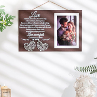 Cadre de mariage Décoration murale et de table Cadre photo de couple amoureux Cadeaux de mariage exquis Collection de souvenirs Cadre photo