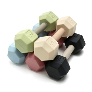 Mordedor de Silicona de Grado Alimenticio Libre de BPA para Bebés Recién Nacidos de 0 a 12 Meses, Juguete Sensorial Masticable, Suave y Divertido, Ecológico, Sonajero - Product Image 1