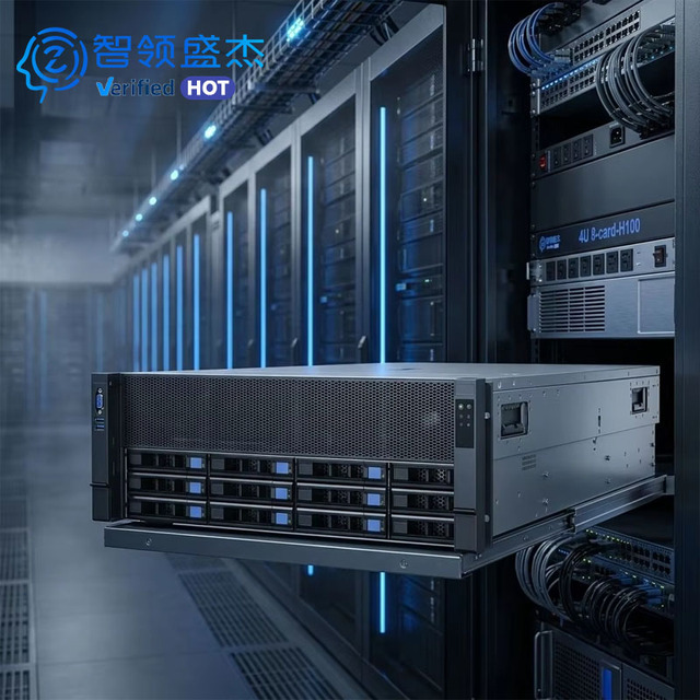 High Density TG658V3 4U 8 GPU Cards Server A100 H100 Dual Socket for AI Training Deep Learning Video Rendering