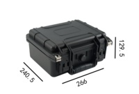 Porte-montre étanche en mousse personnalisée de haute qualité à 3/4 fentes mallette de rangement rigide en plastique coloré mallettes à outils prises en charge OEM/ODM