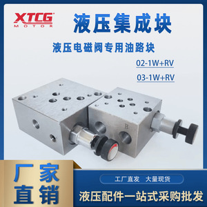 Bloc de distribution hydraulique XTCG avec vanne à cartouche 02-1W+RV 03-1W+RV pour systèmes de commande électro-hydrauliques - Product Image 5