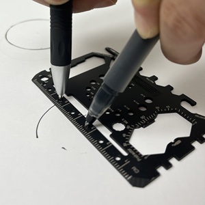 Quà tặng doanh nghiệp 50 trong 1 tùy chỉnh mở chai ngoài trời Survival thẻ tín dụng đa công cụ - Product Image 4