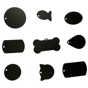 Etiqueta de identificación de mascota en forma de círculo, etiquetas de nombre de perro de <span class=keywords><strong>metal</strong></span> de aluminio - Product Image 5