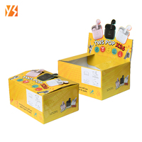 Support d'affichage en carton double face lumineux avec logo personnalisé imprimé pour l'emballage de produits électroniques en magasin de détail OEM/ODM