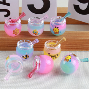 Promotion Spéciale : Accessoires en Résine Pot de Miel Lumineux, Breloques Animaux Miniatures en Résine, Ornements et Modèles en Résine pour Décoration - Product Image 1
