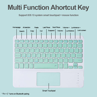 XiaoMi-tablette de 11 pouces, couverture de Protection pour clavier sans fil, rabattable, avec fonction de pavé tactile, support pliable, pour XiaoMi Pad 5 pro