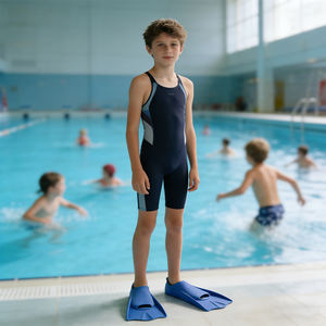 Palmes de natation professionnelles en silicone, personnalisables OEM/ODM, durables et confortables pour la plongée des enfants et des adultes - Product Image 1