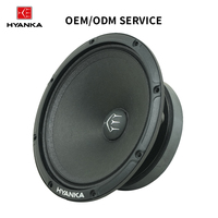 HYANKA SMD-65 Speaker Midrange Mobil 6.5 Inch 120W Speaker Mobil Berbahan Besi Magnet Y30 dengan Tutup Kertas Pelindung Debu