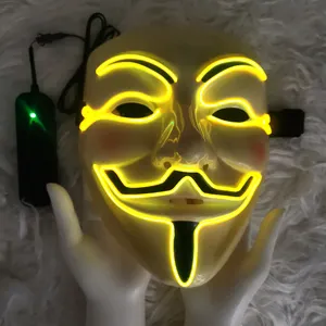 Classic purge led masks Halloween Mask Gift Toys Print Party Original Hot PVC Item Technique Color Cut Material Origin Type