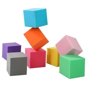 맞춤형 놀이터 난연 스폰지 체조 스폰지 높은 리바운드 충돌 방지 컬러 폼 핏 퍼즐 장난감 큐브