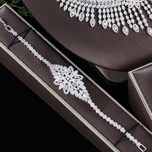 GODKI-Conjunto <span class=keywords><strong>de</strong></span> joyería africana <span class=keywords><strong>de</strong></span> lujo para mujer, 4 unidades <span class=keywords><strong>de</strong></span> CZ, cristal <span class=keywords><strong>de</strong></span> circonita para fiesta <span class=keywords><strong>de</strong></span> boda, conjunto <span class=keywords><strong>de</strong></span> joyería nupcial <span class=keywords><strong>de</strong></span> Dubái, regalo - Product Image 4