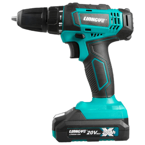26mm Cordless Drill Driver 20V Lithium Battery-Powered 3/8 Inch <strong>Screwdriver</strong> With Case And Accessories