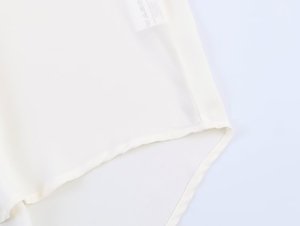 SHENZHU Abbigliamento <span class=keywords><strong>Donna</strong></span> Estate 2026 Nuova <span class=keywords><strong>Camicia</strong></span> a Maniche Lunghe Drappeggiata con <span class=keywords><strong>Mezza</strong></span> Apertura, Semplice e Versatile 4043002 - Product Image 4