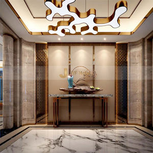 Paravent en acier inoxydable sur mesure de style moderne ANN9417 avec revêtement, design multifonctionnel améliorant l'esthétique intérieure - Product Image 2