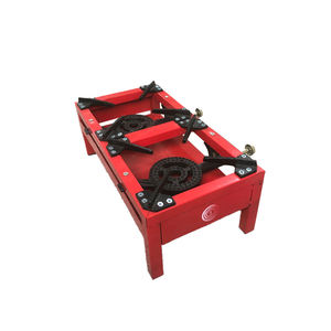 Réchaud à <span class=keywords><strong>gaz</strong></span> GPL portable à 2 brûleurs |   Réchaud d'extérieur rouge pour le camping, le jardin et les voyages en camping-car - Product Image 6