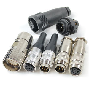 工場直販 M5 M8 M12 M16 M23 2 3 <span class=keywords><strong>4</strong></span> 5 6 7 8 12 16 17 19 24ピン ケーブル ワイヤー パネルマウント PCB 防水コネクタ - Product Image 6