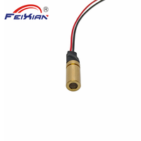 Nouveau 6X12.5mm 650nm 1mW 5mW Red Line Laser Module Vêtements Machines Ligne Laser Positionnement Lumière Linéaire Laser Tube