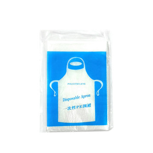 Delantales de plástico desechables, envasados individualmente para hot pot, barbacoa, restaurantes, catering, cocinas, uso doméstico, estudios de arte. - Product Image 5