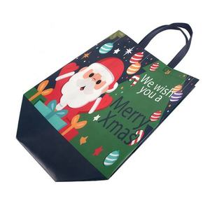 Sac fourre-tout personnalisé en non-tissé laminé recyclé et réutilisable pour supermarché, avec logo sur mesure, sac fourre-tout tissé personnalisable - Product Image 4