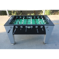 Table de football de table haut de gamme robuste en fibre de bois, 8 tiges, personnalisable pour adultes, idéale pour bars et clubs