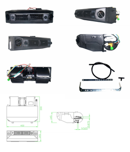 BEU-404-100 4 kleine Löcher PP Einzel kühlung 24V/12V Auto Klimaanlage Verdampfer Einheit - Product Image 6