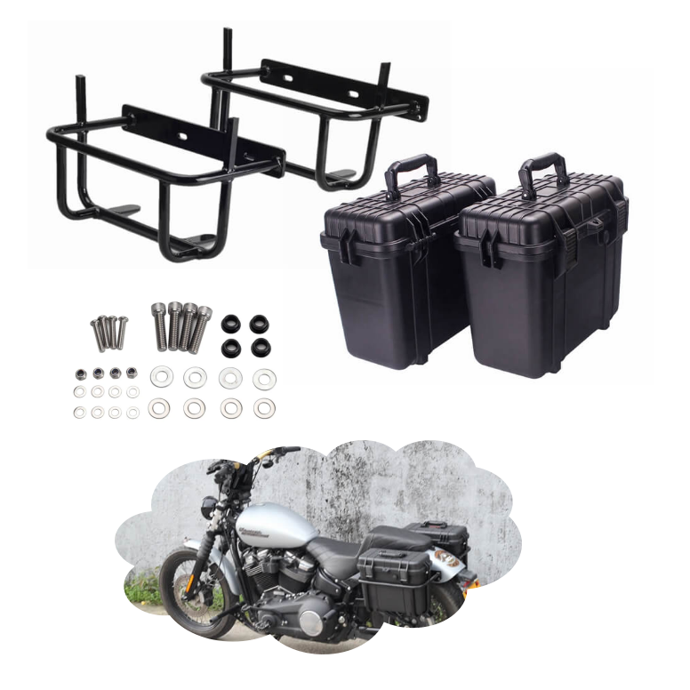 ハーレー・バガーキット+ソフテイル用サポート付 ハーレーM8ソフテイルローライダーSストリートボブ2018-202用の