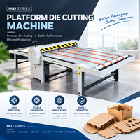 Machine de découpe à plat manuelle robuste MQJ pour la fabrication de boîtes en carton ondulé