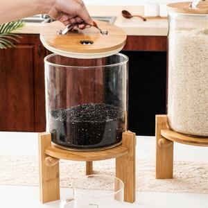 Actory-dispensador de arroz de vidrio de borosilicato, utensilios de cocina, dispensador de <span class=keywords><strong>cereales</strong></span> - Product Image 5