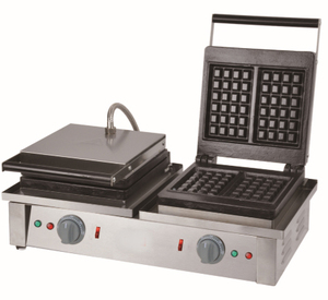 Machine à gaufres carrées belges électrique haute performance <span class=keywords><strong>2000W</strong></span>, machine à gaufres carrées commerciale - Product Image 5