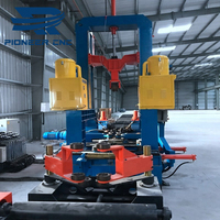 Nouvelle ligne de fabrication automatique de poutres en H Pioneer CNC - Combinaison d'assemblage, de soudage et de redressage en une seule étape pour l'acier lourd de stockage