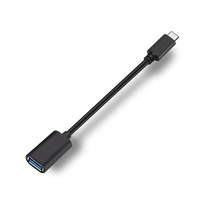 Kabel Adaptor OTG USB Type C Male ke USB 2.0 A Female 3A Pengisian Cepat Konduktor Tembaga Murni untuk Ponsel Laptop Kamera Komputer