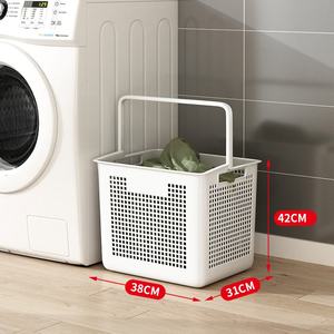 Estante de almacenamiento de ropa sucia al por mayor con cestas multicapa, estantería para aperitivos domésticos, soporte para baño - Product Image 6