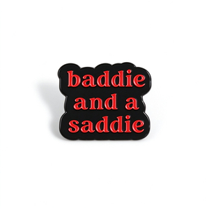 Ensemble de badges en émail métallique mignons avec inscription 'Stay Toxic Internally Ughing' pour sacs à dos, chapeaux et vêtements - Product Image 2