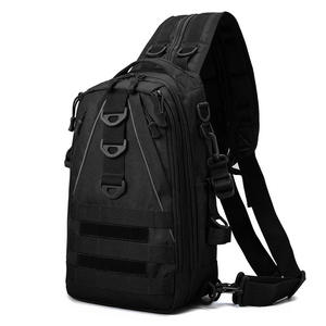 Grand sac de poitrine multifonctionnel pour la pêche et les sports pour <span class=keywords><strong>Amazon</strong></span> Cross-Border Single Double Shoulder Backpack Zipper Outdoor - Product Image 5