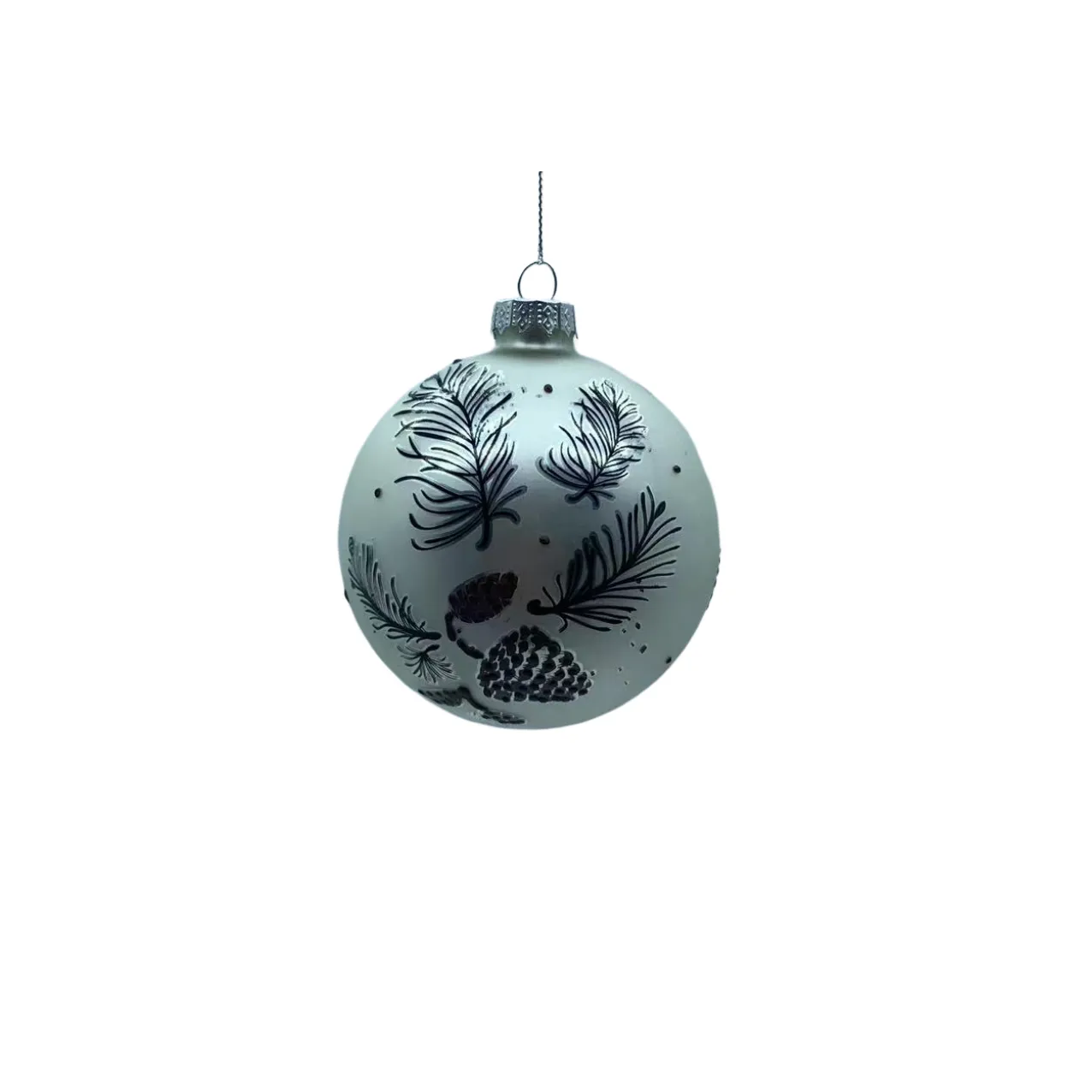 Hot sale Christmas tree decorations Modern holiday decorations Multicolor glass ball