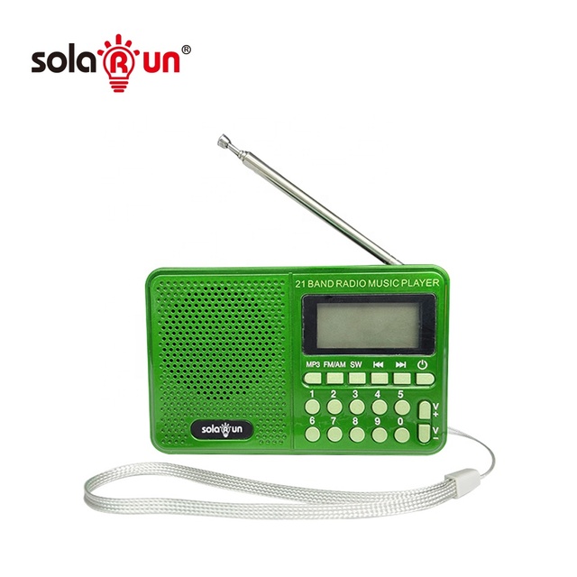 Emergency Solar Panel Charging Solar AM FM SW TF Radio with Phone Charger Radio Solar Power Bank
