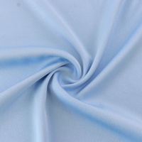 Tela de Terciopelo Elástica de Poliéster y Elastano Cepillada de Alta Calidad, 200 g/m², Excelente Micro Terciopelo con Aspecto de Nube, Prendas Lisas, Tejido de Sarga